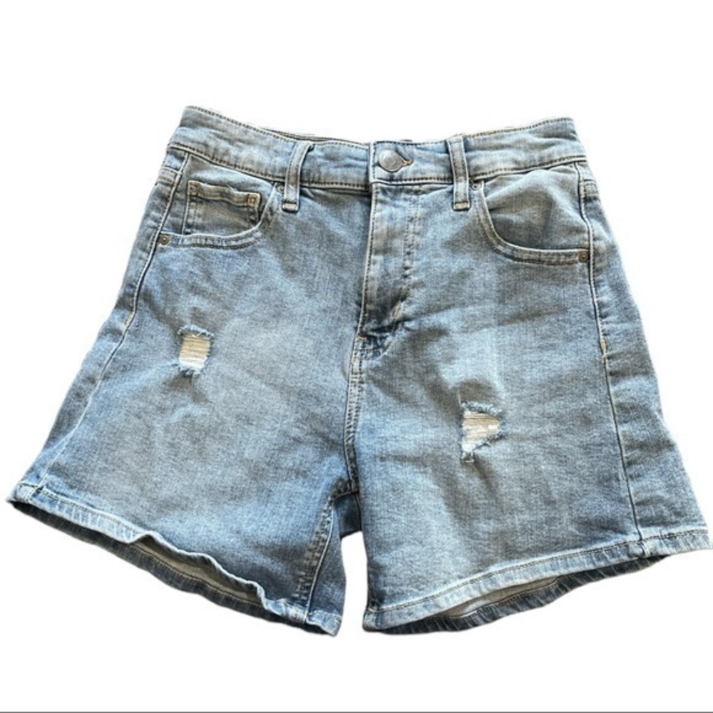 RSQ JEANS SUPER HIGH RISE MOM JEAN SHORTS SIZE 24 GUC #6355